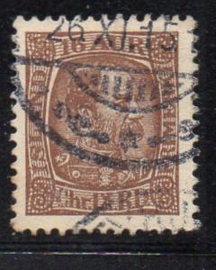 Iceland Sc 39 1902 16 aur chocolate Christian IX stamp used