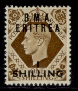 BRITISH OC OF ITALIAN COLONIES GVI SG E9, 1s on 1s bistre-brown, M MINT.