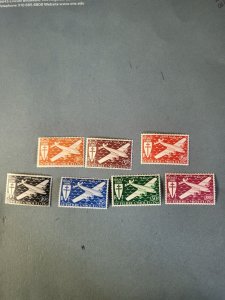 Stamps St Pierre & Miquelon Scott #C1-7 hinged