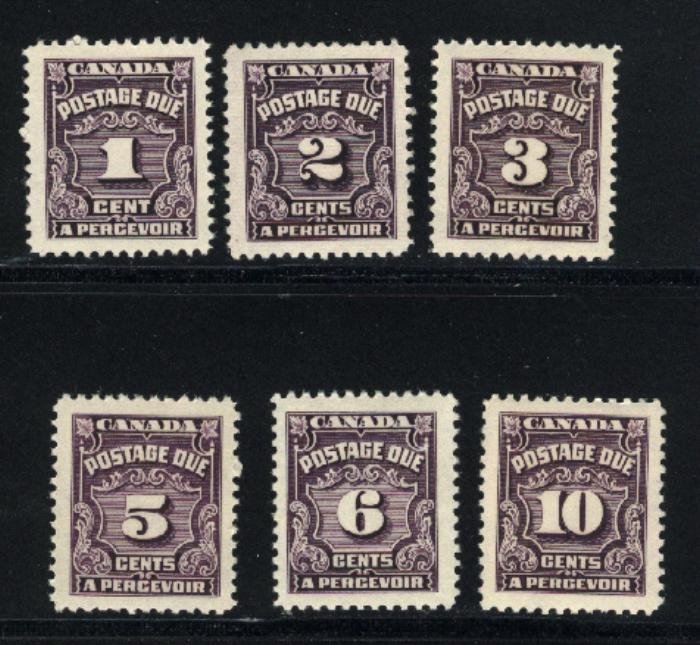 C J15,16,16B,18-20  Mint NH VF 1935-65 PD