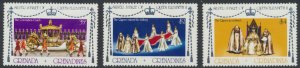 Grenada Grenadines    SC# 213 - 215   MNH   QE II Silver Jubilee    see detai...