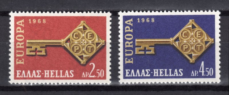 GREECE 1968 COMPLETE YEAR MNH