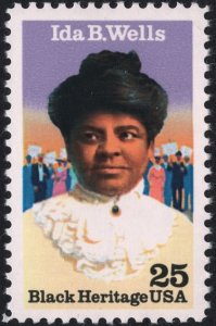 SC#2442 25¢ Black Heritage: Ida B. Wells Single (1990) MNH