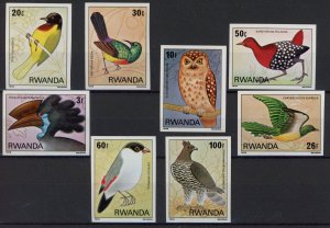 [Hip2534] Rwanda 1980 : Bird Good set very fine MNH imperf stamps