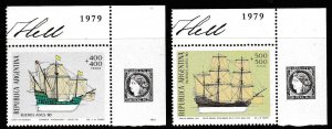 Argentina 1979 Semi-Postals B80-B83 Sailing Ships/Boats (4) XF/NH/(**)