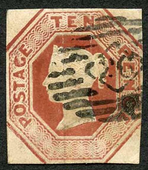 SG57 10d Brown Embossed die 3 Cat 1500 pounds