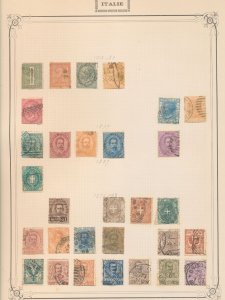 Spain Italy MH Used Collection (Apx 240 Items) UK1608