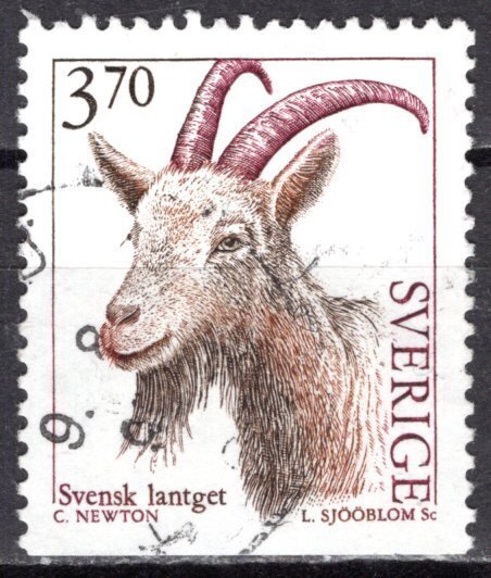 Sweden; 1995: Sc. # 2050: Used Single Stamp