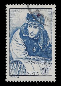 France 1940 Sc 396 U vf Guynemer, aviator