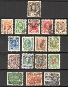 Russia Scott 88-104 Used/Unused H - 1913 300th of Romanov Dynasty Complete Set