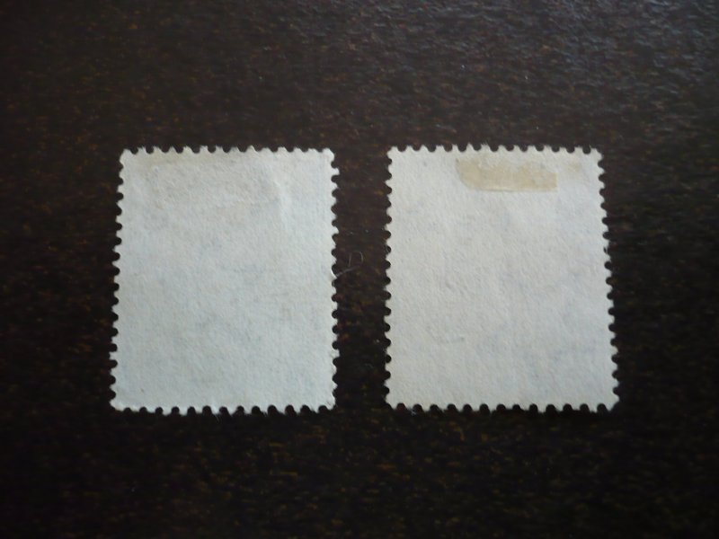 Stamps - India - Scott# 135-136 - Used Partial Set of 2 Stamps