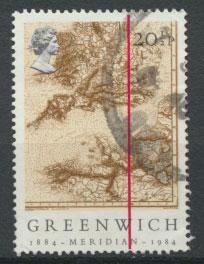 Great Britain SG 1255 - Used - Greenwich Meridian