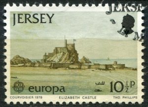 Jersey Sc#189 Used, 10½p multi, Europa (C.E.P.T.) 1978 - Architecture (1978)