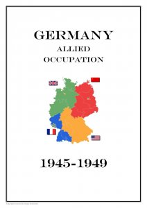 Germany Allied  Occupation 1945-1949  PDF(DIGITAL) STAMP ALBUM PAGES