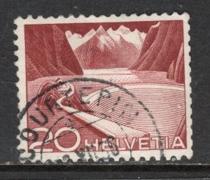 Switzerland  Scott#  332  single used