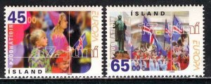 Iceland 1998: Sc. # 860-861;   MNH Cpl. Set