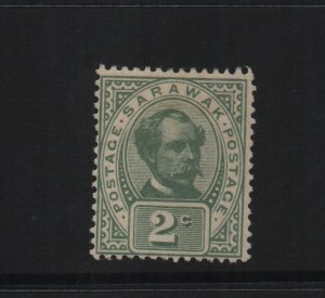 Sarawak 1899 SG37 2 cents - mounted mint