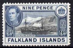 Falkland Islands 1938-50 KG6 William Scoresby (Supply Shi...