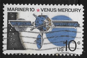 US #1557 10c Space - Mariner 10, Venus and Mercury