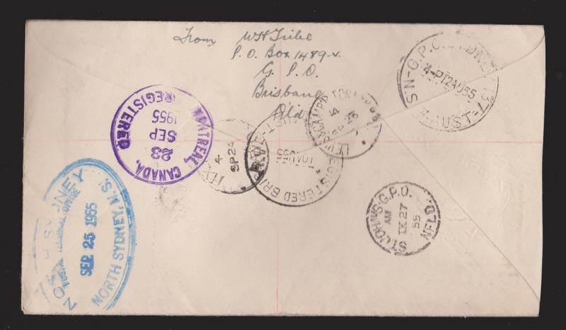 AUSTRALIA Scott #283 On FDC 100 Years Of YMCA Unknown Thermal Cachet