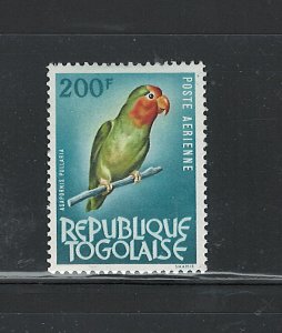 REPUBLIQUE TOGOLAISE 1964 - 1965 BIRDS  #C38 EXTREMLY LIGHT HINGE MARK
