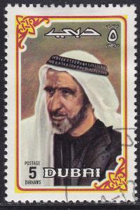 Dubai 134 CTO 1971 Sheik Rashid bin Said