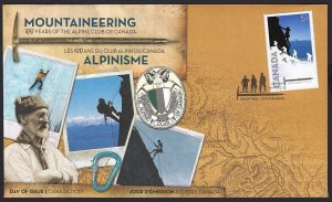 MOUNTAINEERING, MOUNTAINS = Official FDC Canada 2006 #2162