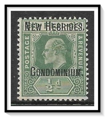 New Hebrides - British #10 King Edward VII MHR