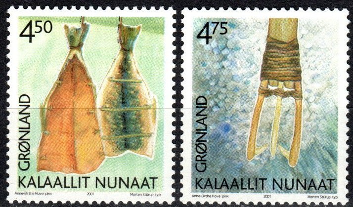 Greenland #384-5 MNH CV $3.50 (X1097)