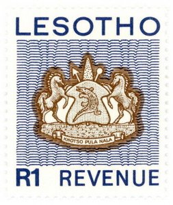 (I.B) Lesotho Revenue : Duty Stamp R1