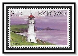 Faroe Islands #132 Lighthouse - Mykines MNH