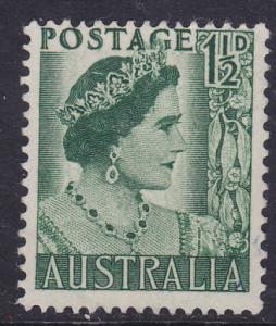 Australia #229- SG 236 -1950 -Queen Elizabeth -1 1/2d used