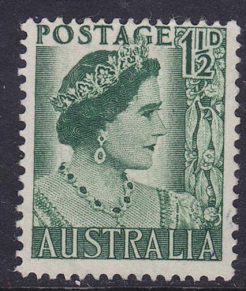 Australia #229- SG 236 -1950 -Queen Elizabeth -1 1/2d used