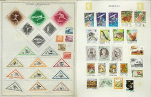 Hungary 1874-1986 M, U & CTO Hinged ona Messy Mix of Remaindered Pages.