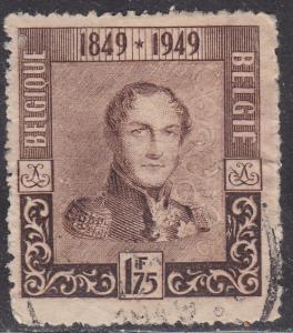 Belgium 387 King Leopold I 1949