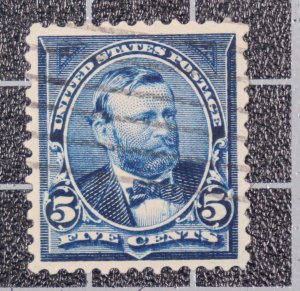 Scott 281 - 5 Cents Grant - Used - Nice Stamp - SCV $2.25