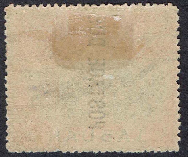LABUAN 1901 POSTAGE DUE 12C CROCODILE PERF 14.5 - 15 