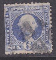 US sc#115 1869 6c Washington used