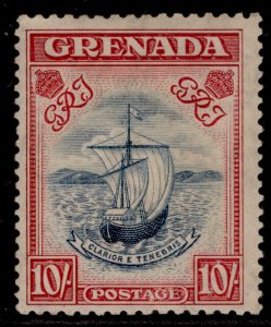 GRENADA GVI SG163, 10s steel blue & carmine, M MINT. Cat £60.