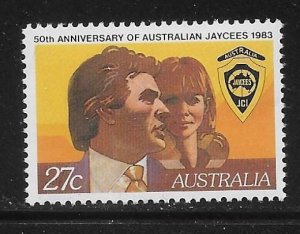 Australia 870 50th Jaycees Youth single MNH