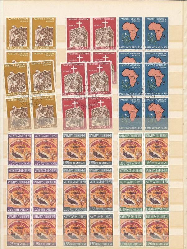 VATICAN LARGE M&U Collection In 9 Stockbooks (1000s)ALB 189