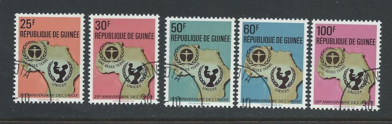 GUINEA SC# 625-9 VF U 1972