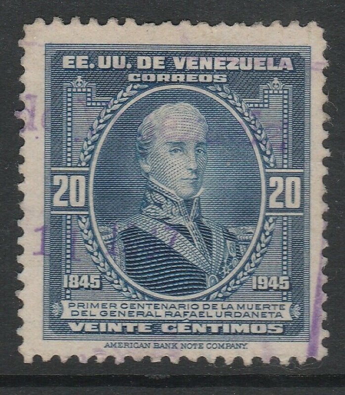 Venezuela 1946 20c used South America A4P53F33