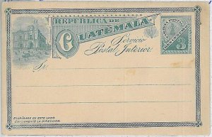 37523 - GUATEMALA - POSTAL HISTORY - POSTAL STATIONERY : Higgings & Gage #3