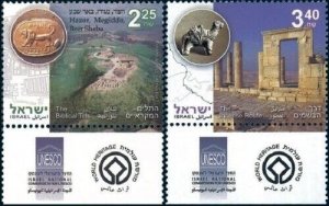 ISRAEL 2008 - UNESCO World Historic Sites Set of 2 - Scott# 1718-9 - MNH