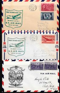 (6) First Flight Covers -Set #366 - See Description for Info