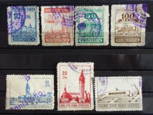 YUGOSLAVIA - REVENUE STAMPS - GOOD LOT R! jugoslawien croatia serbia J20