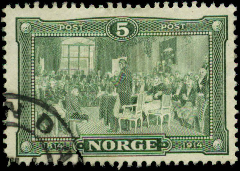 Norway  Scott #96 - #98 Complete Set of 3 Used