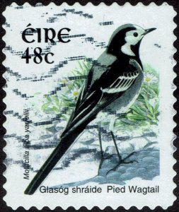 Ireland #1515 Used - Birds Definitive Series Pied Wagtail (2003)