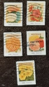 US SCott # 4754-4763; 10 used (46c) Vintage Seeds from 2013; F/VF centering; off